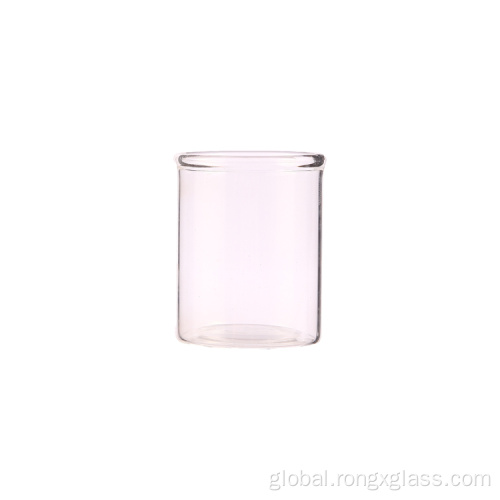 Candle-holder Glass Round Candle Pillar Candle Holder Factory